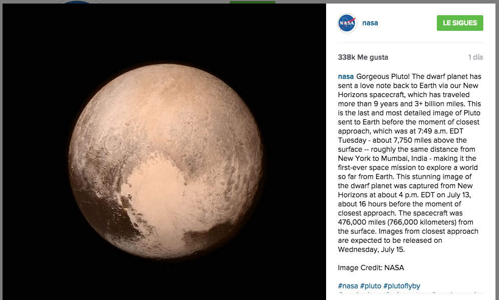 NASA Instagram